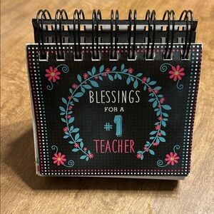 Inspirational “Blessings for a Teacher” Day to day Desk Calendar